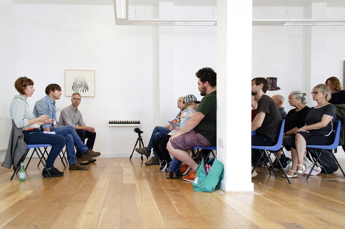Ash Walks, Marcus Coates and Fiona MacDonald : Feral Practice, 2018. Photo: Matthew de Pulford