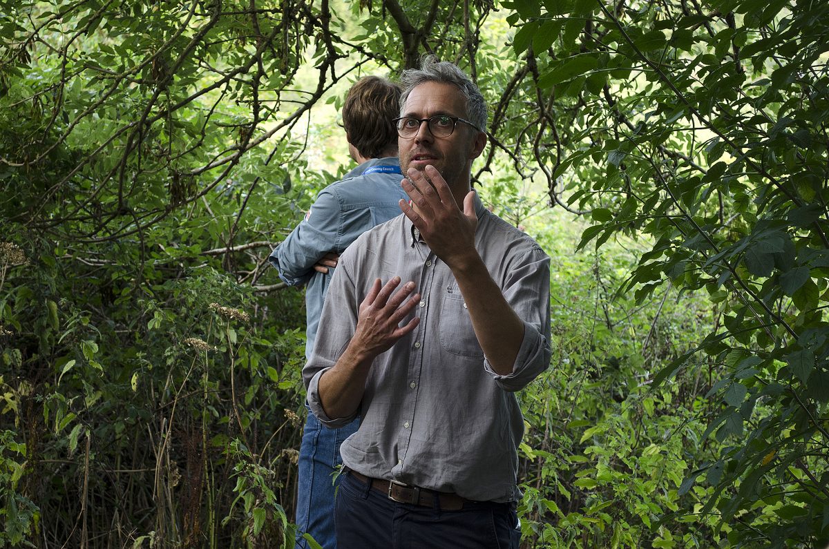 Ash Walks, Marcus Coates and Fiona MacDonald : Feral Practice, 2018. Photo: Matthew de Pulford
